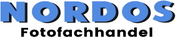„Nordos Fotofachhandel“-Logo, zur Startseite